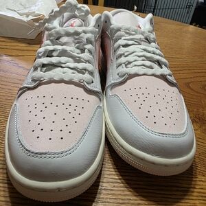 Air Jordan 1 LowStrawberry Milkshake  Sneakers Size 12w/10.5m